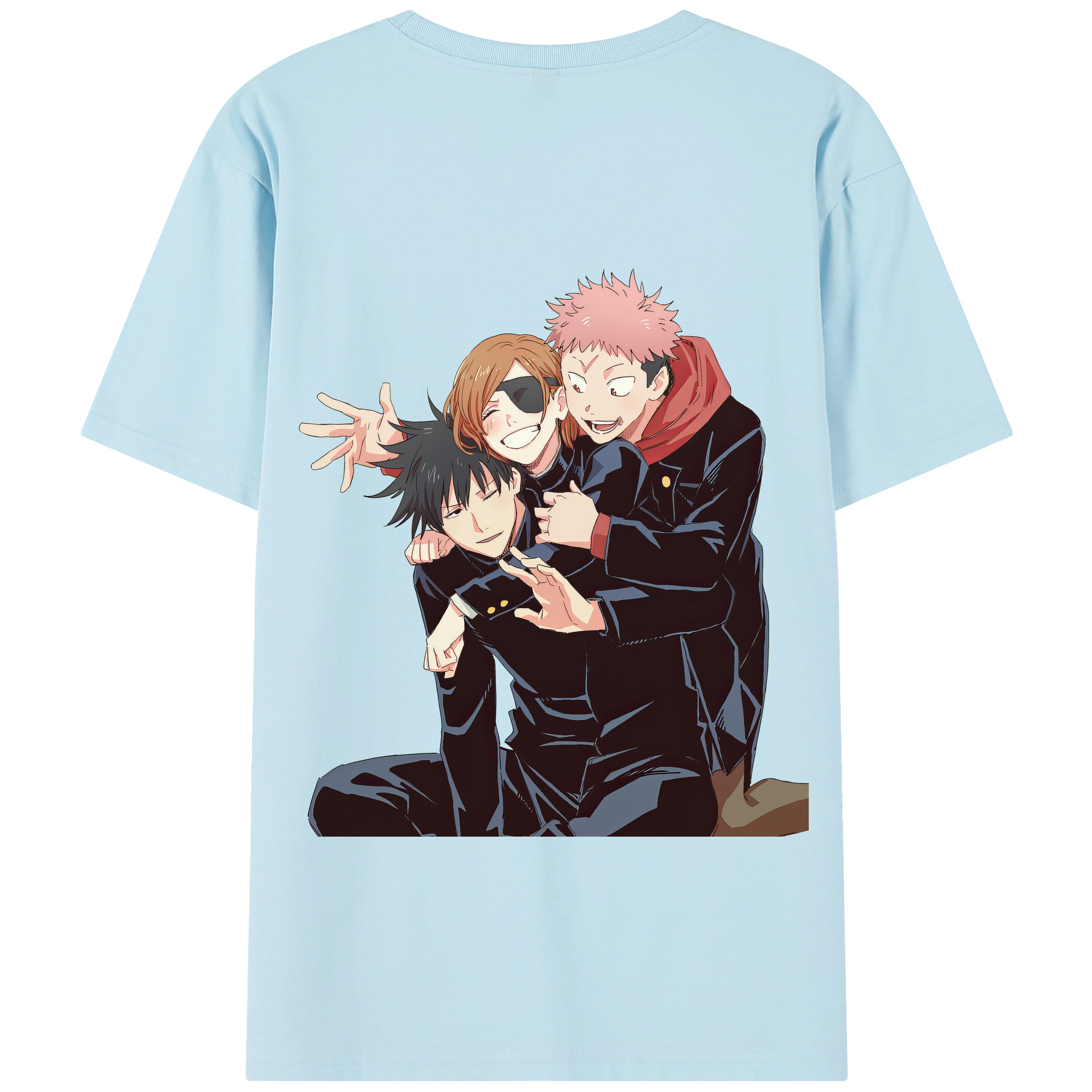 （画像用） 呪術廻戦 Jujutsu Kaisen 綿100％半袖Tシャツ（背面プリント）